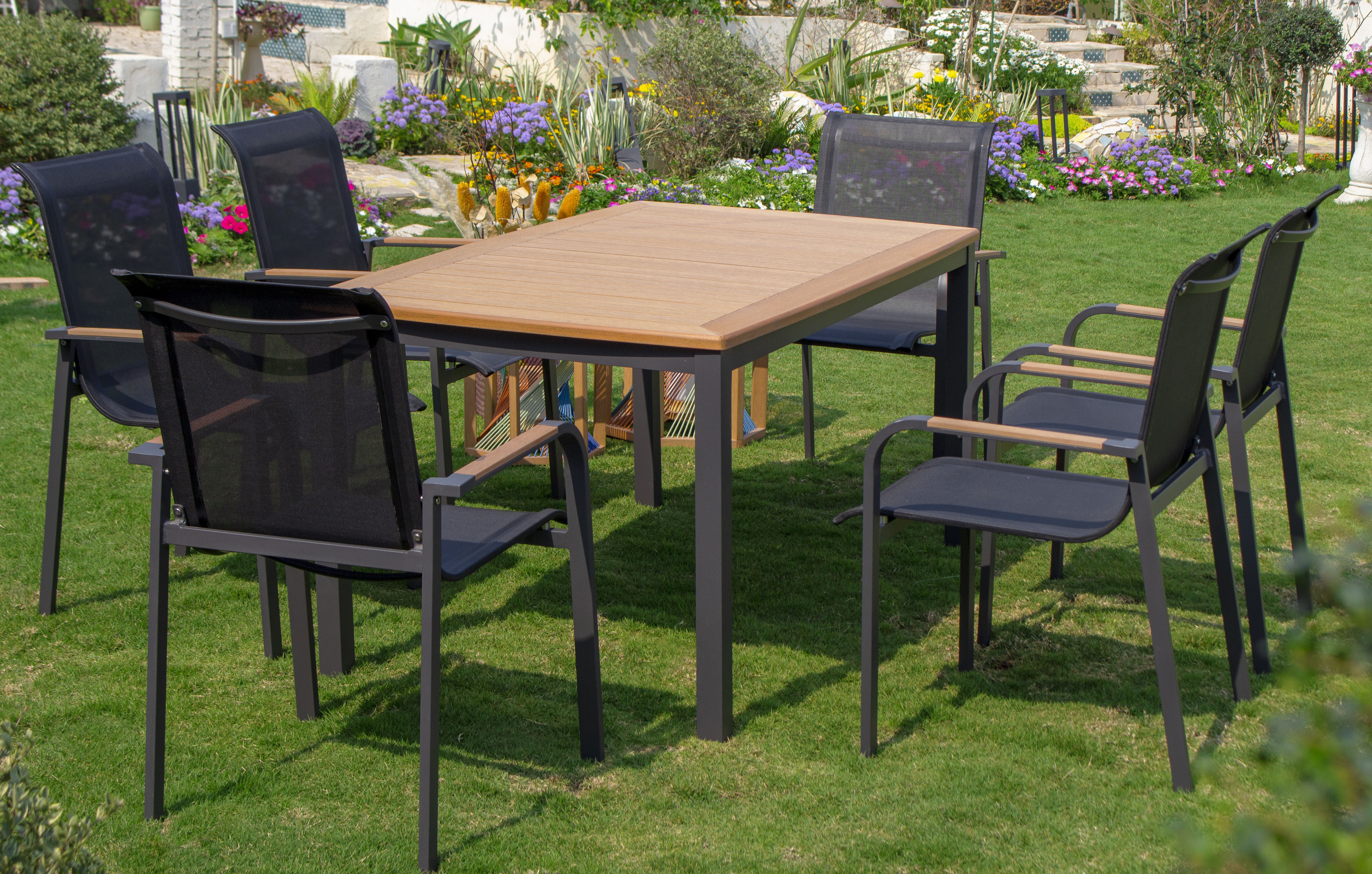 china Outdoor composite Dining Set company