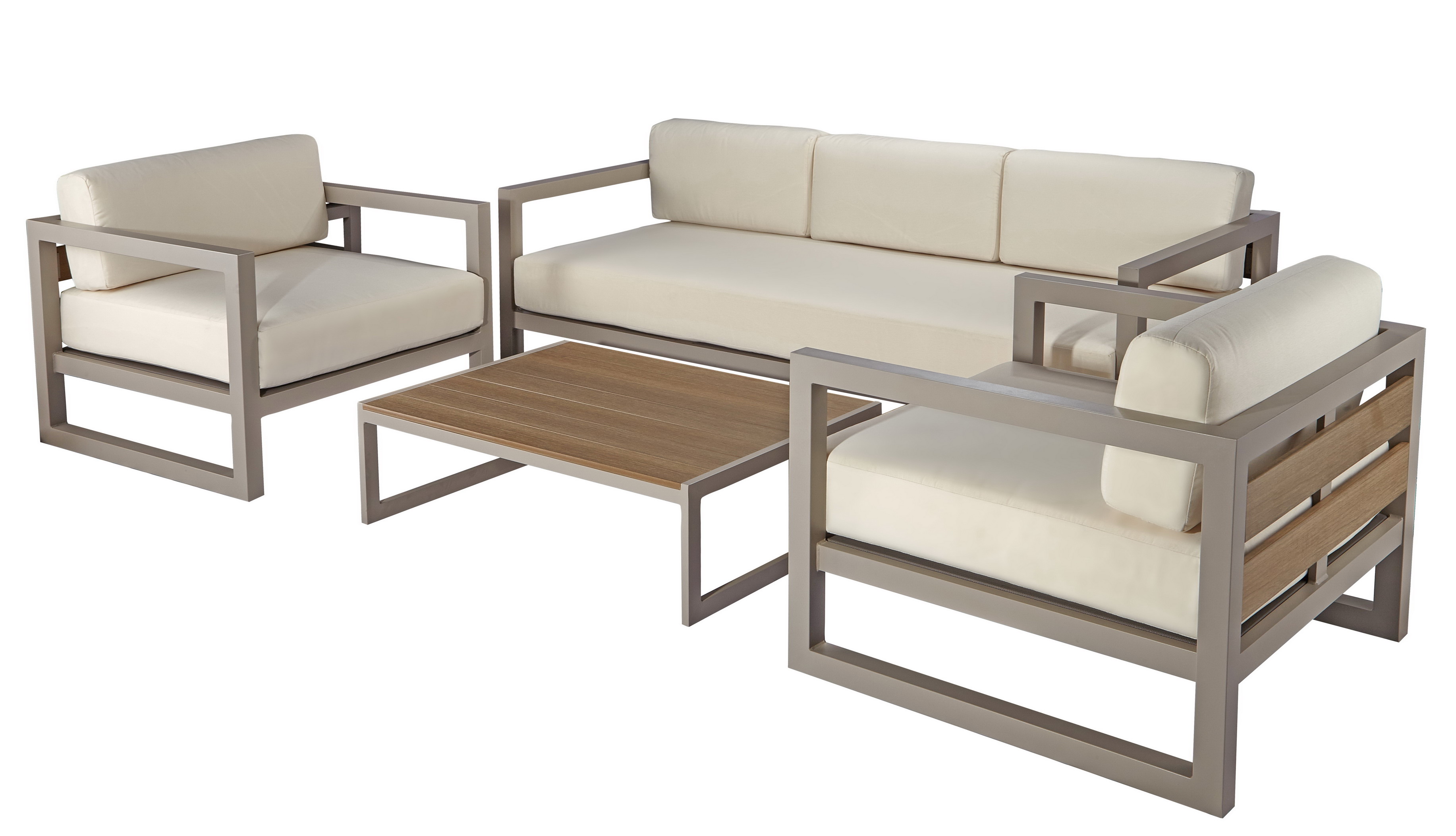 china Outdoor Patio Furniture Aluminum Sofa company