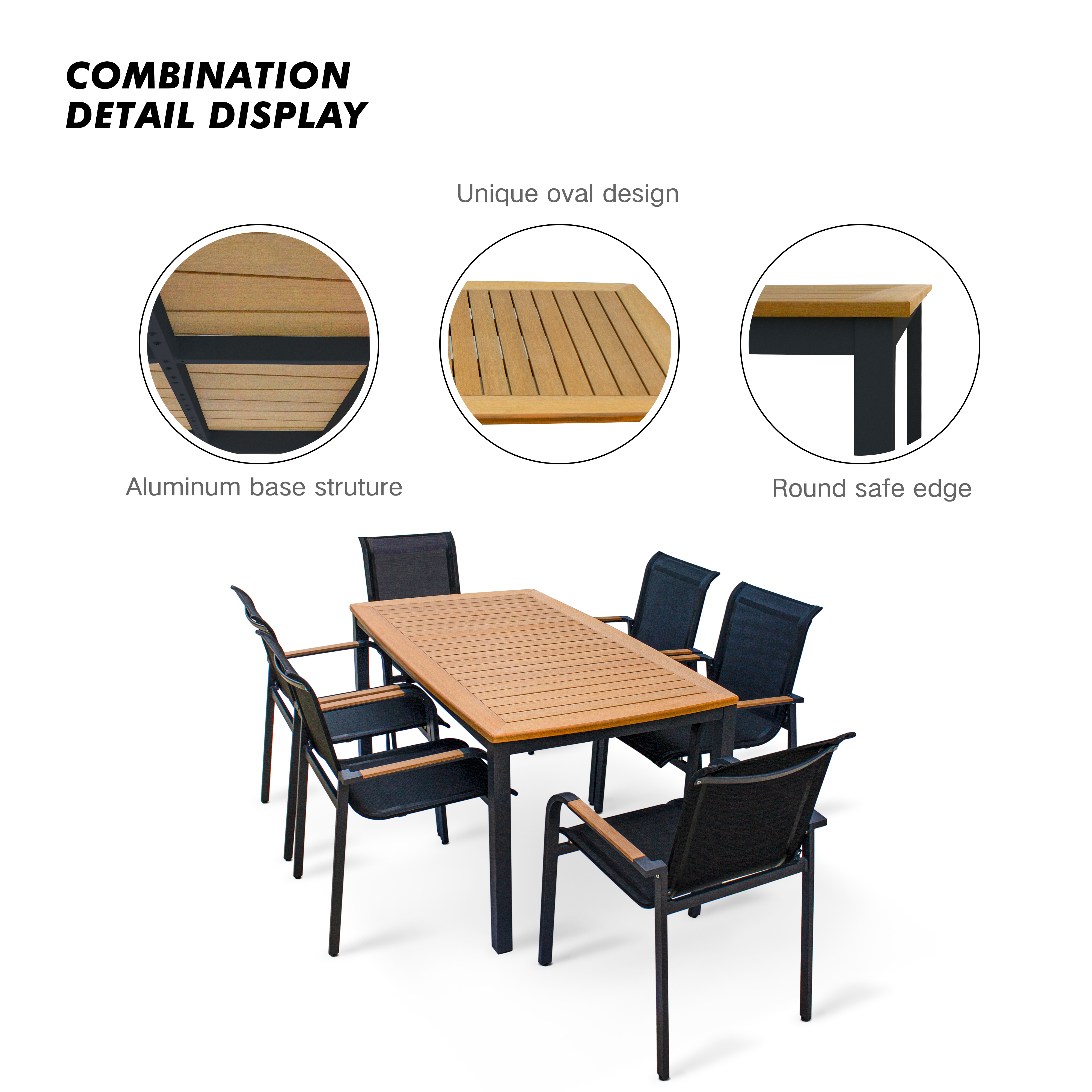 Outdoor composite Dining Set